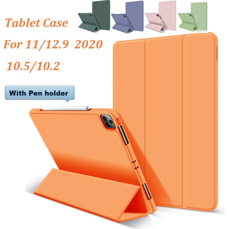 Силиконовый чехол для планшета Ipad 12 9 11 2020 10 2 5 Магнитный смарт книжка Pro 2021 с