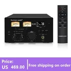 FX-AUDIO AD1202 Bluetooth 5,0 усилитель мощности DAC с наушниками Amp Phono вход 24 бит 192 кГц APTXLDACAPTX-HD VU Meter 120W * 2