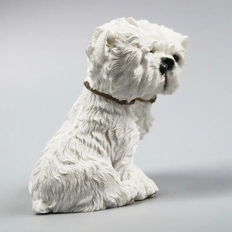 JJM 2 шт. West Highland White Terrier пары собака фигурка для домашних животных животные