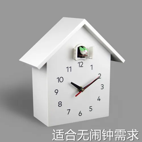 

Nordic Cuckoo Clock Silent Wall Clocks Living Room Kids Bedroom Alarm Clock Children Relogio De Parede Bird Home Decor KK60WC