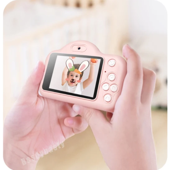 

New Children Kids Camera Cute Animal Instant Camera Digital Video Camera For Children Camera Toys For Girl Boy Birthday Gifts