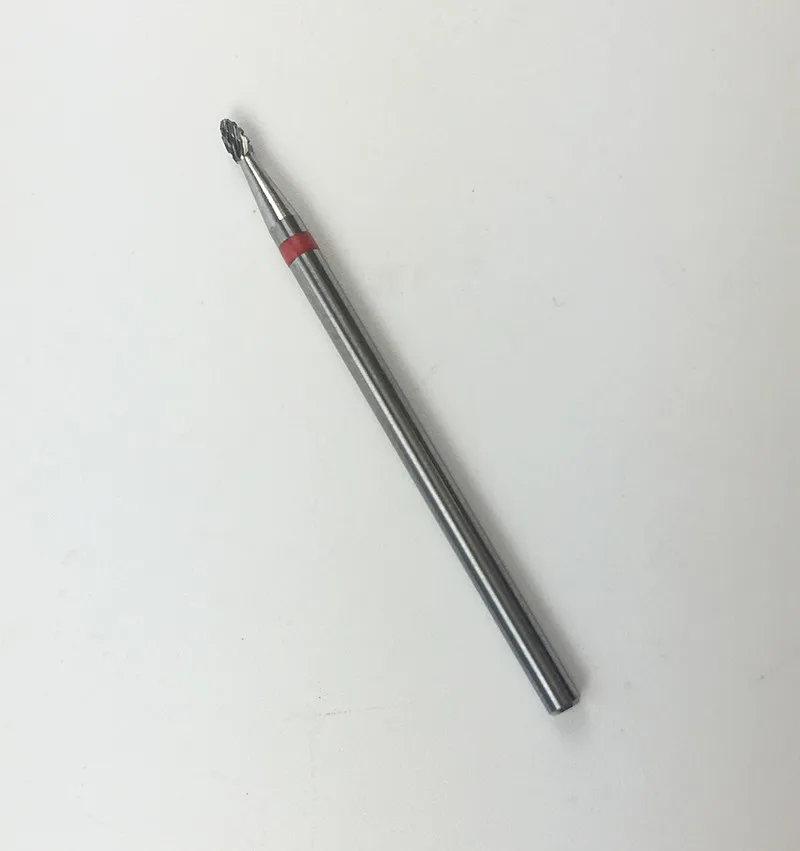 Promotional !1 PCS Red=Fine Carbide Nail drill bit Cuticle Clean tools nail files Free Shipping H01603 | Красота и здоровье