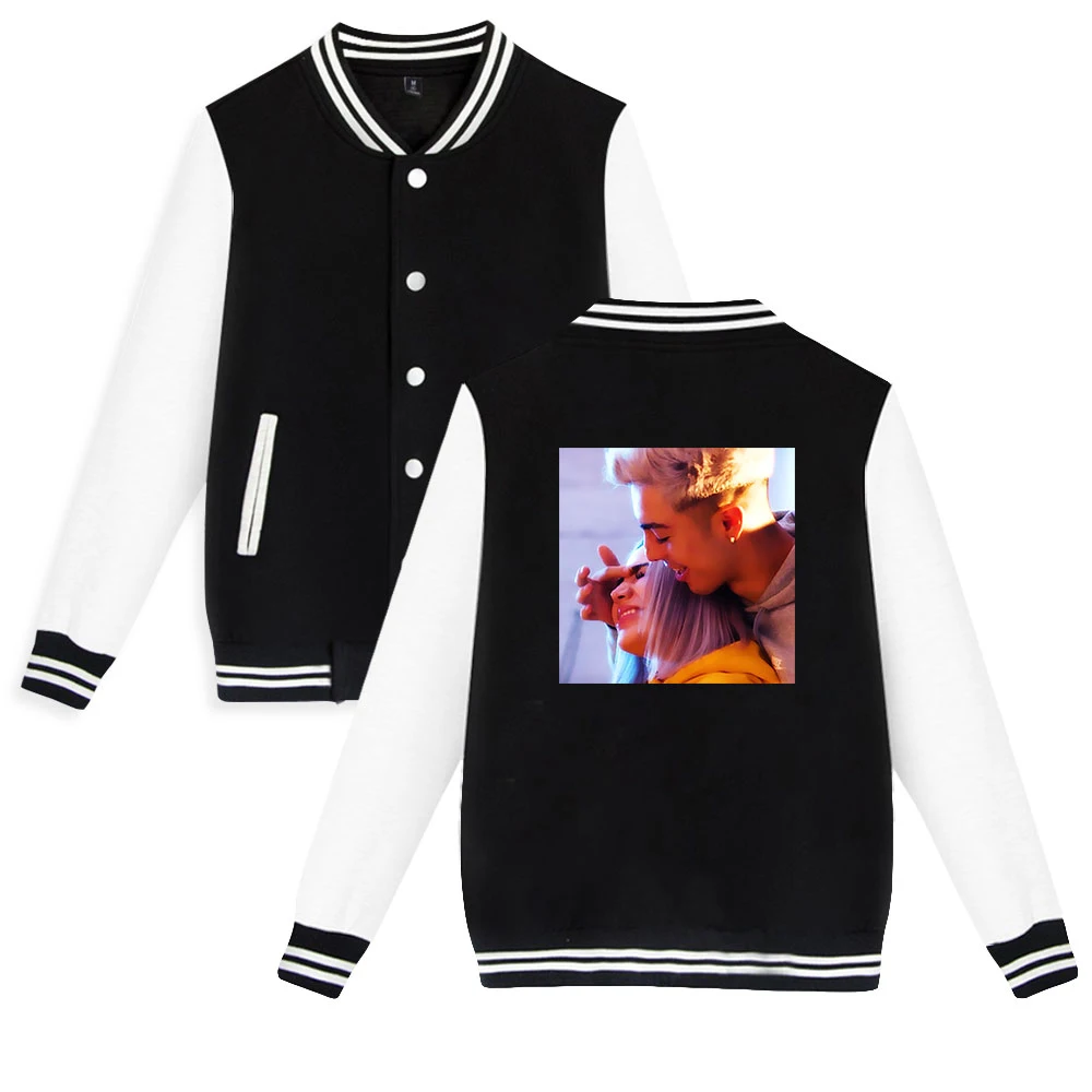 

WAWNI Naim Darrechi Baseball Jacket Polyester Plus Cotton Unisex Trendy Casual Baseball Hip Hop Printing Jacket Oversized Tops