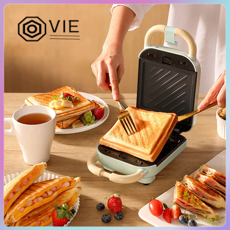 

650W Electric Waffle Maker Sandwich Maker Machine Multi-bakers Toaster for Sandwiches takoyaki Pancake Sandwichera 220V