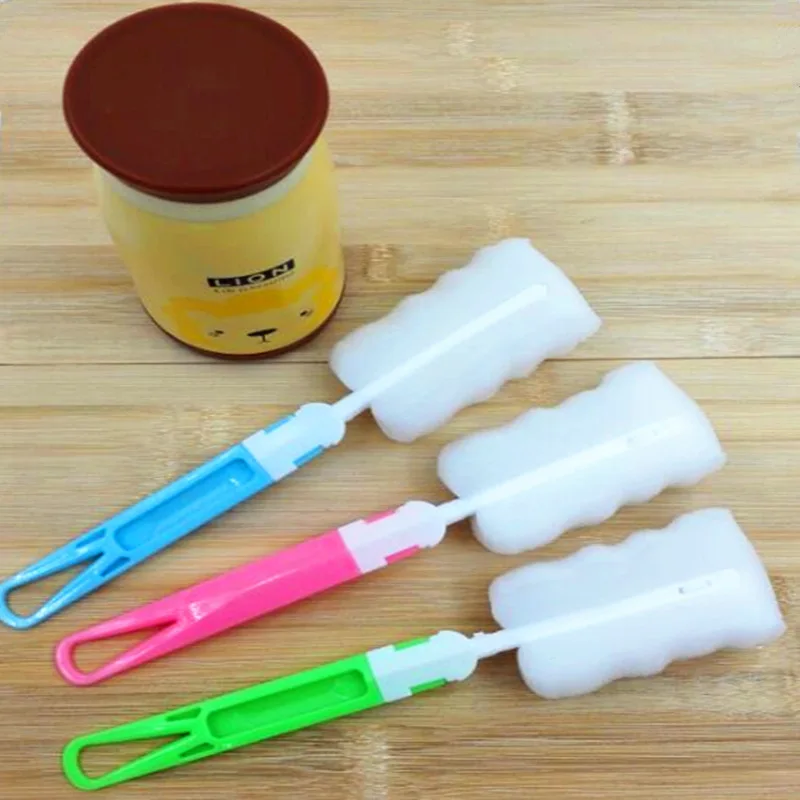 Sponge Cup Cleaning Brush With Long Handle And Strong Insulation Glass | Дом и сад