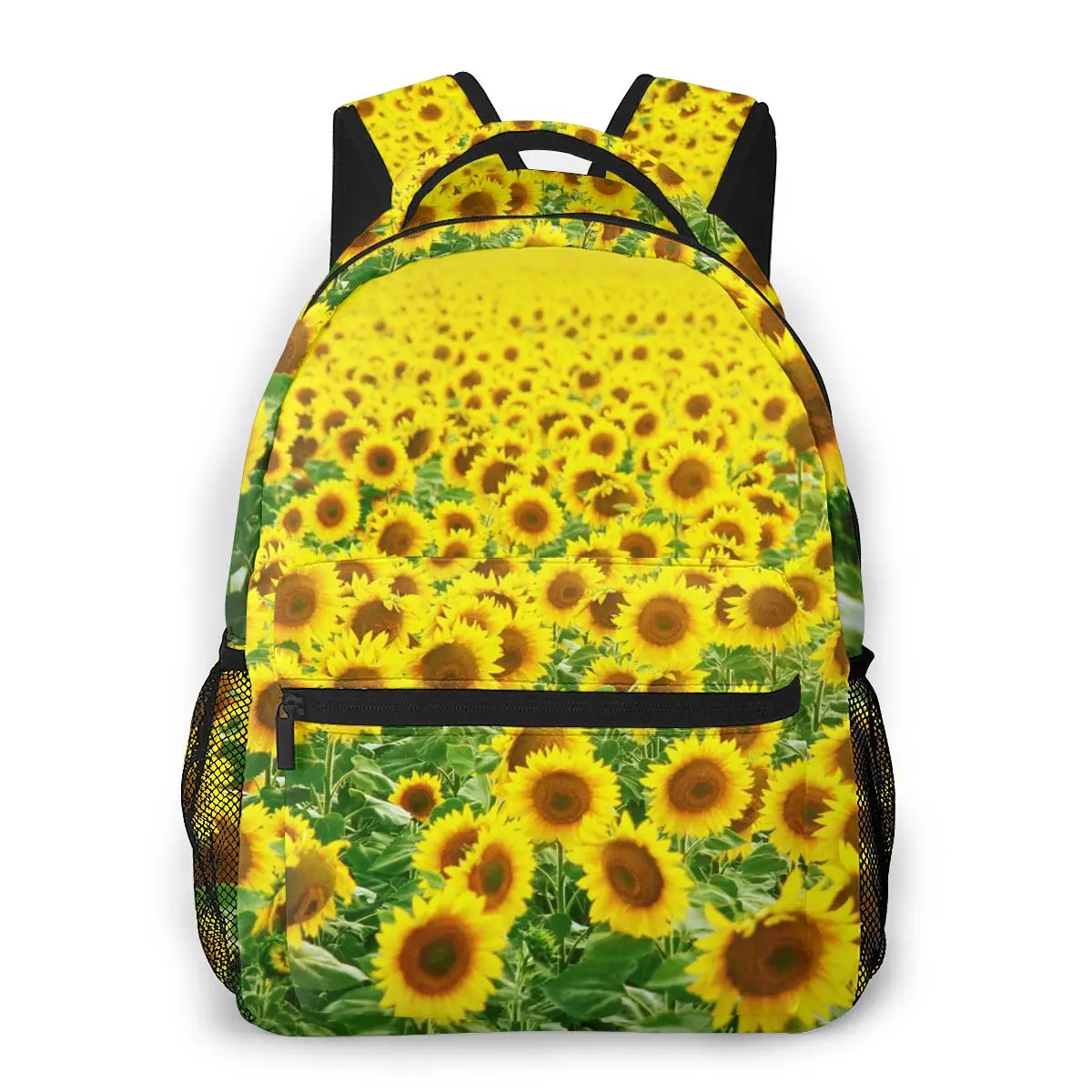 

2021 OLN женский рюкзак сумка поле с подсолнухами из текстиля, стильный Школьный Рюкзак Для рюкзаки для девочек подростков дорожная сумка