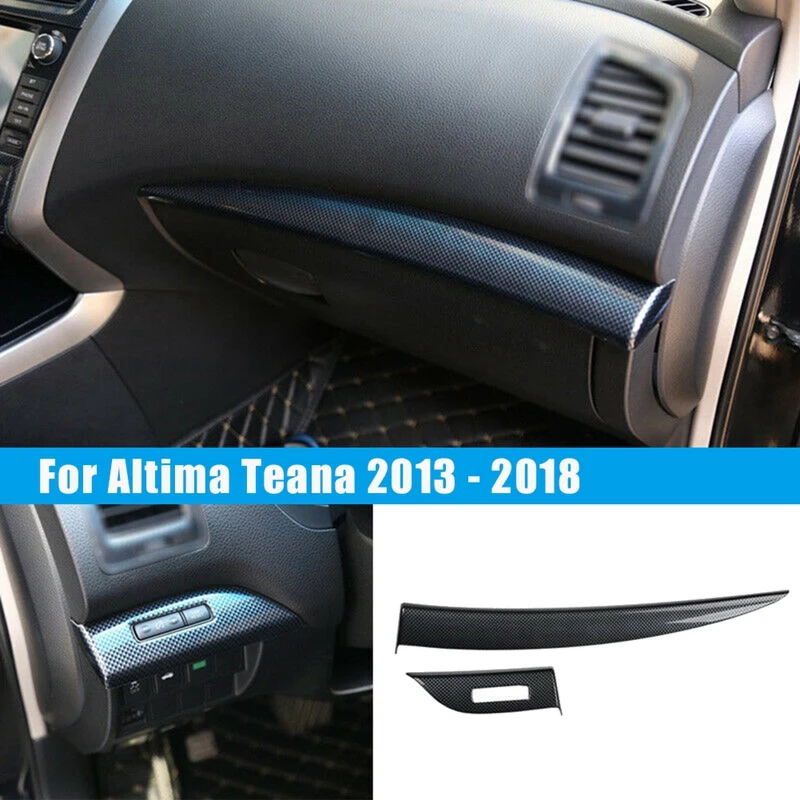 Отделка панели приборной из углеродного волокна для Nissan Altima / Teana 2013-2018 LHD |