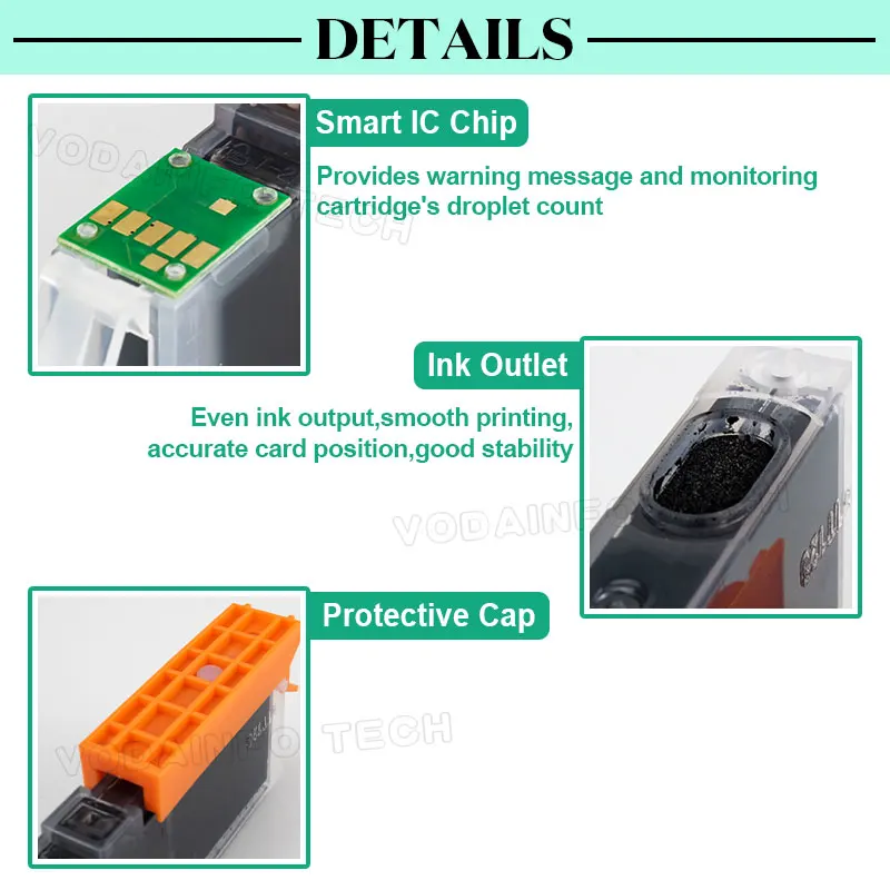 580 581 PGI-580 CLI-581 PGI580 580XL ink cartridge compatible For canon PIXMA TR7550 TR8550 TS6151 TS 6150 printer refill kit | Компьютеры