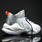 Кроссовки мужские высокие спортивные, легкие дышащие кеды для баскетбола, повседневная обувь для бега и атлетики, большие размеры 46