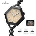 Женские кварцевые наручные часы BOBO BIRD из нержавеющей стали Reloj Mujer, японский механизм, рождественский подарок для женщин, коробка zegarek damski