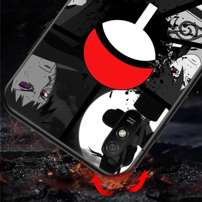 

Silicone Black Cover Hatake Kakashi anime For Xiaomi Redmi K40 K30i K30T K30S K20 10X GO S2 Y2 Pro Ultra Phone Case