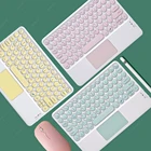 Русская Арабская иврит Корейская испанская клавиатура мышь для iPad Air 4 4th 10,2 7th 8th 9th Air 2 3 9,7 6th 5th Pro 11 2021 Mackbook
