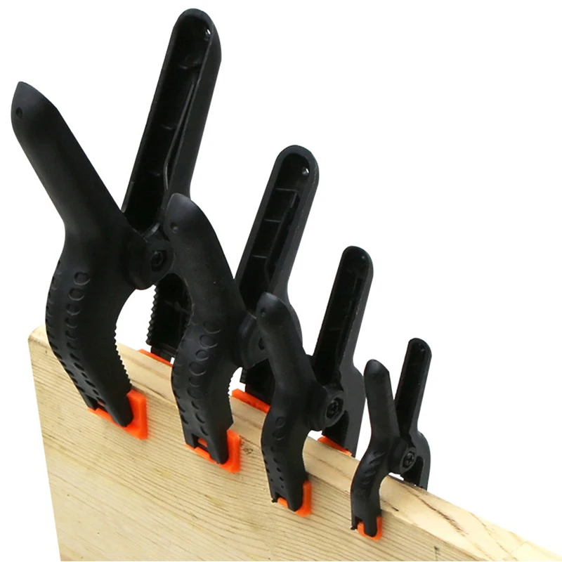 Нейлоновый зажим для деревообработки регулируемый пластиковый пружинный 2/3/4/6