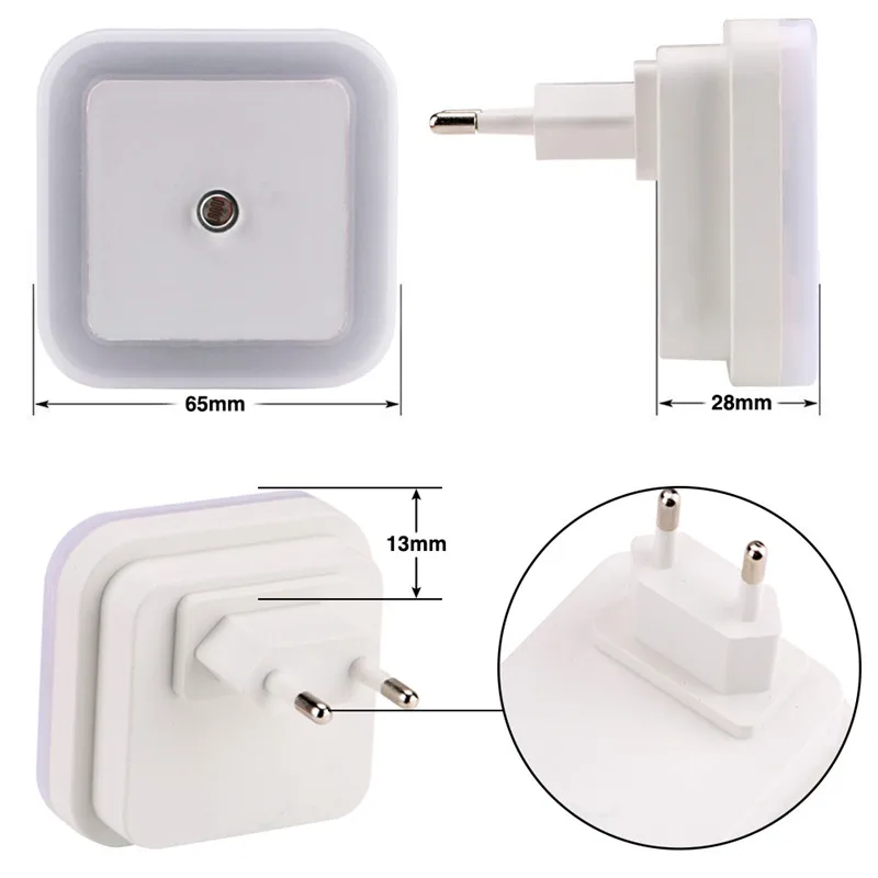 Управление световым датчиком ночник романтические красочные огни мини ЕС США