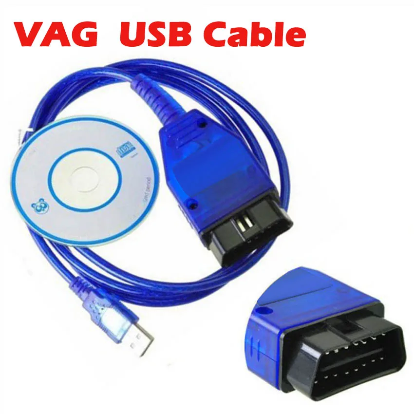 VAG USB OBD2 16PIN диагностический кабель Kkl сканер Интерфейс для Audi транспортного