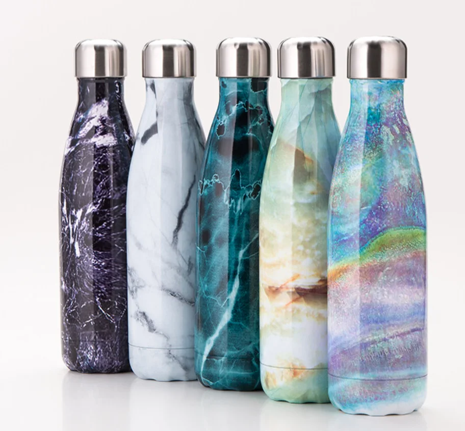 

Reward System Insulation Cup Tide Water Bottle 304 Stainless Steel Coke Colored Bottle
