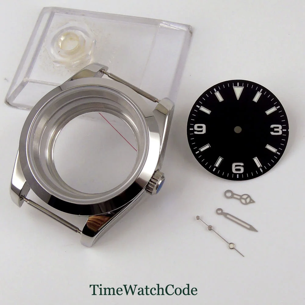 Набор из 40 мм части корпуса часов для автоматического часового механизма NH35 NH36 со