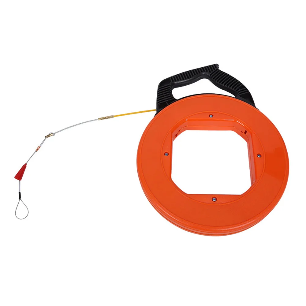 

30M/45M/60M Cable Puller 4mm Diameter Professional Fiberglass Flexible Glider Reel Conduit Duct Wire Pulling Tool Portable
