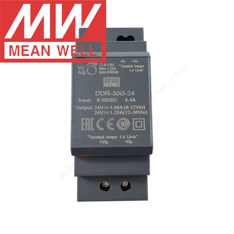 Оригинальный бренд Mean Well представляет DDR-30G-12 Din Rail Тип DC-DC преобразователь meanwell
