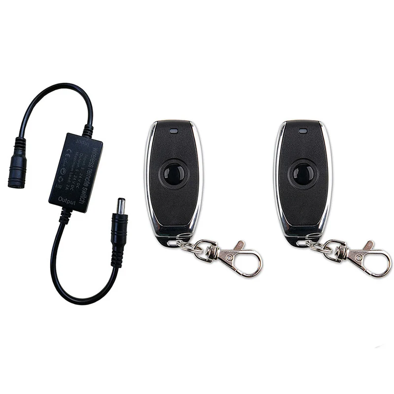 

433mhz LED Light strip Mini Remote Switch 3A DC 5V 12V 24V Desk Table Reading Lamp RF Wireless Remote Control Switch