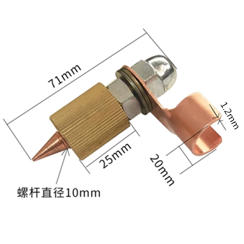 

Car Stud Welding Machine Ground Connector Auto Bodywork Spotter Tools Dent Repair Spare Parts