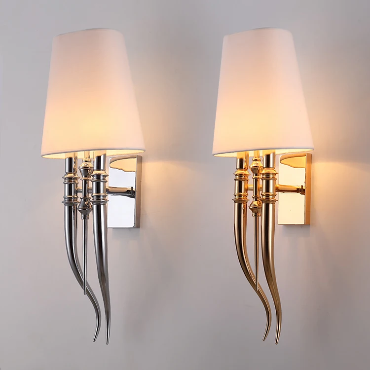 

nordice light iron bedside dining room luminaria de parede