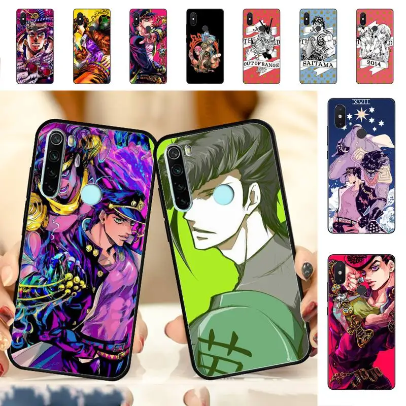 

YNDFCNB JoJo's Bizarre Adventure JoJo Anime Phone Case for RedMi note 7 8 9 6 5 4 X pro 8T 5A