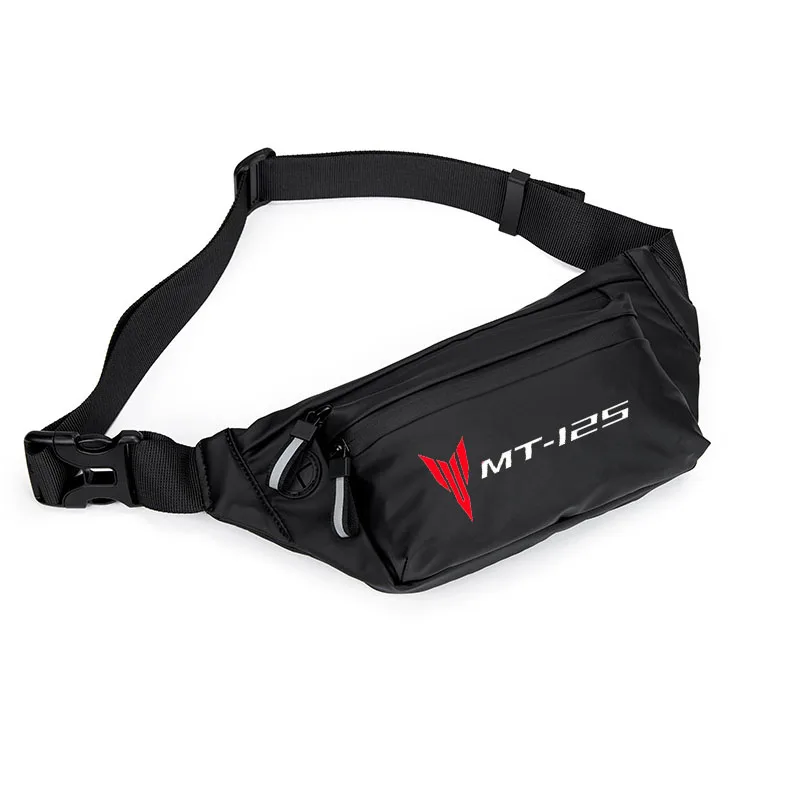 

For Yamaha MT125 MT 125 LOGO Men Waist Pack Belt Hip Bum Slant back bag Chest Bag Male Motorcycle Riding Antitheft Purse