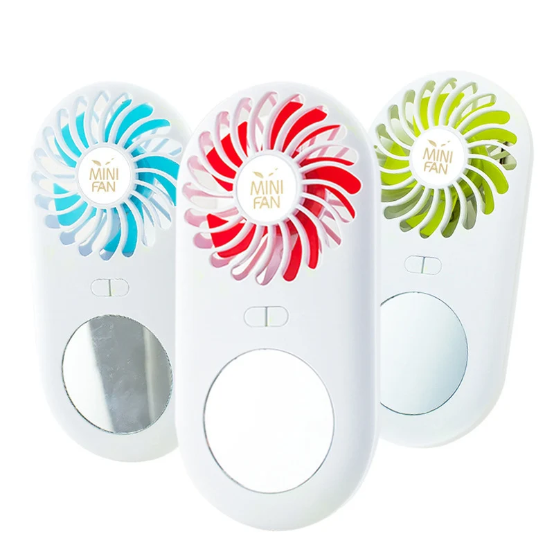 

Home Summer Outdoors New Pattern Pocket Fans Usb Charge Mini- Hold Fans Student Easy Bring Portable Small Fan DC Mini Air Cooler