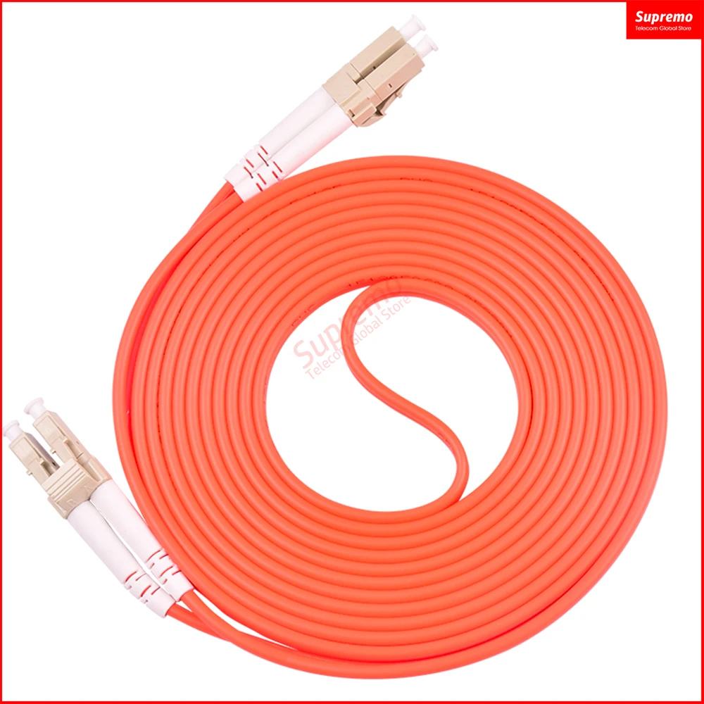 5 шт./лот LC/UPC LC/оптический патч корд дуплекс Diameter3.0mm многомодовый волоконно