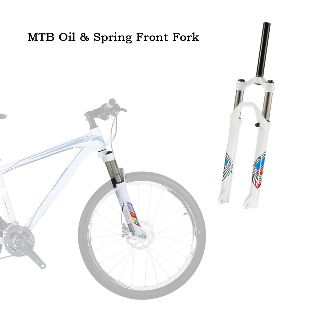 

Fashion Ultra-light 26" Mountain Bike Bicycle Oil/Spring Front Fork MTB Front Fork bicicleta de montaa Parts Cycling Bike Fork