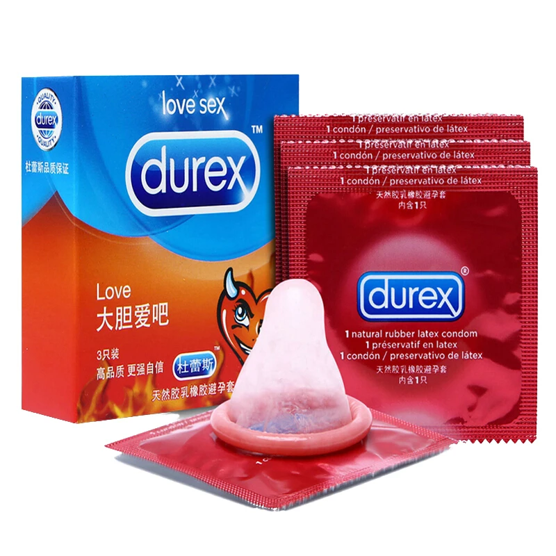 Ультратонкие презервативы Durex из натурального латекса интимные товары для
