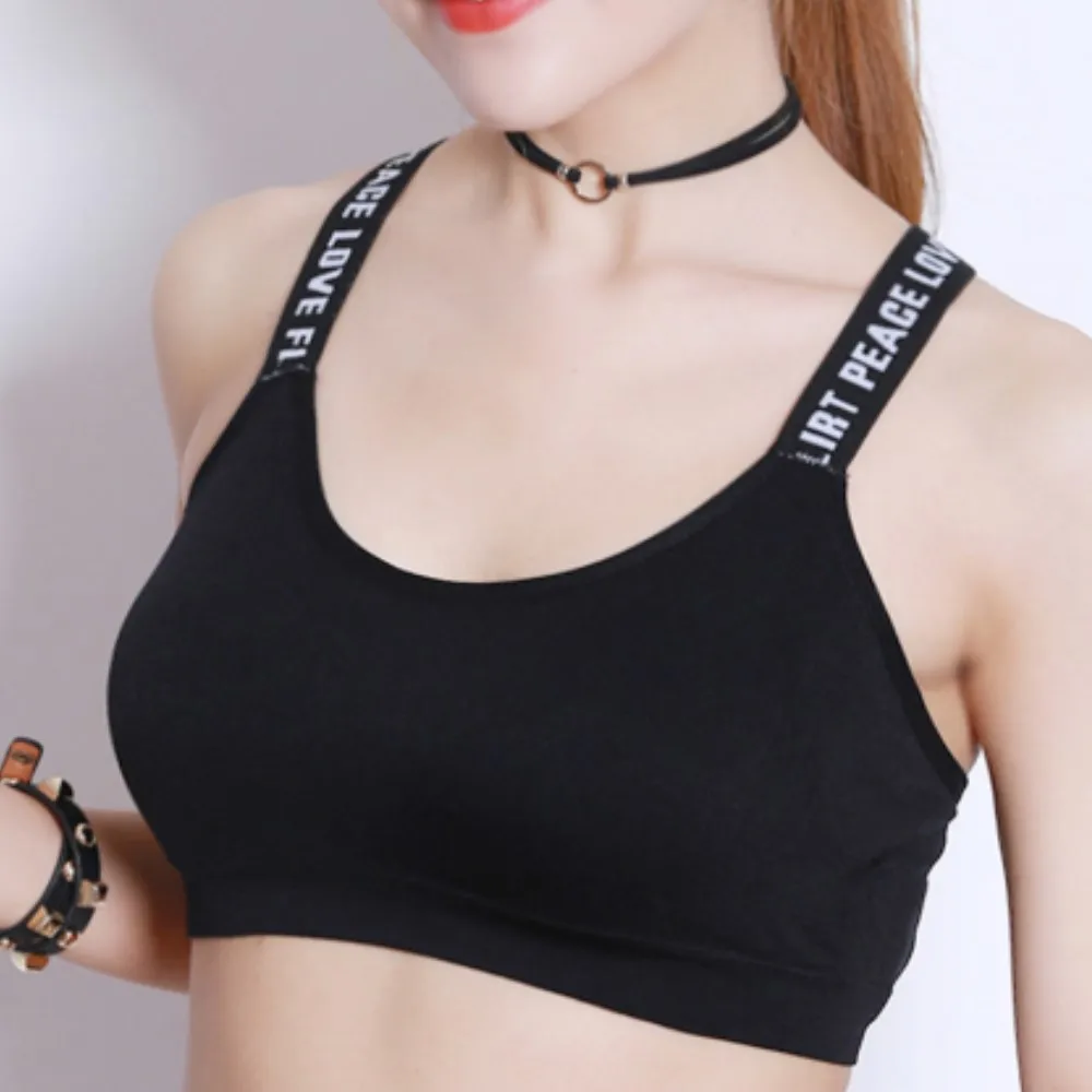 

Sports Bra Gym Jogging Running Sports Top Women Fitness Yoga Push Up Sports Underwear Seamless Stretch Breathable Chest Pad