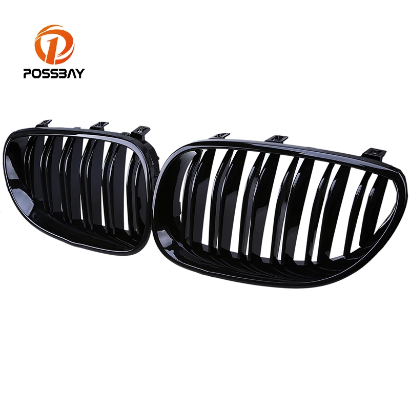 Posbay двойные линии Передняя Крышка для автомобиля решетки BMW 5 Series E61 530xd/535d/550i Touring