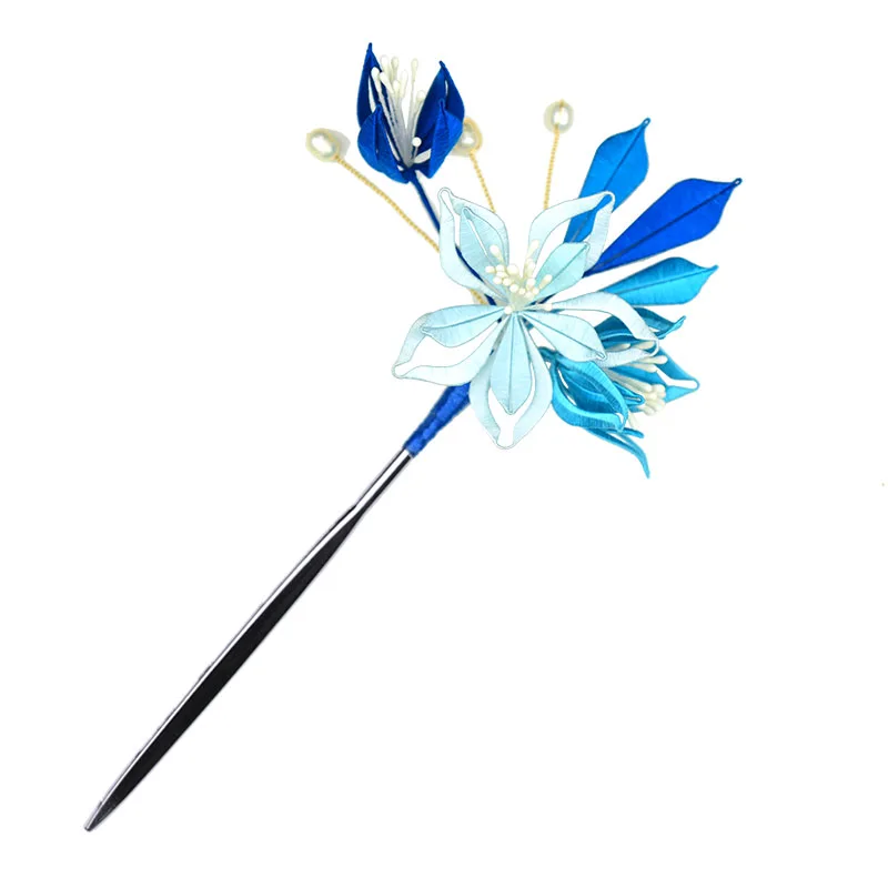 Handmade bun / traditional wrapped flower DIY kit Hair accessories with clothing Silk embroidery thread | Дом и сад