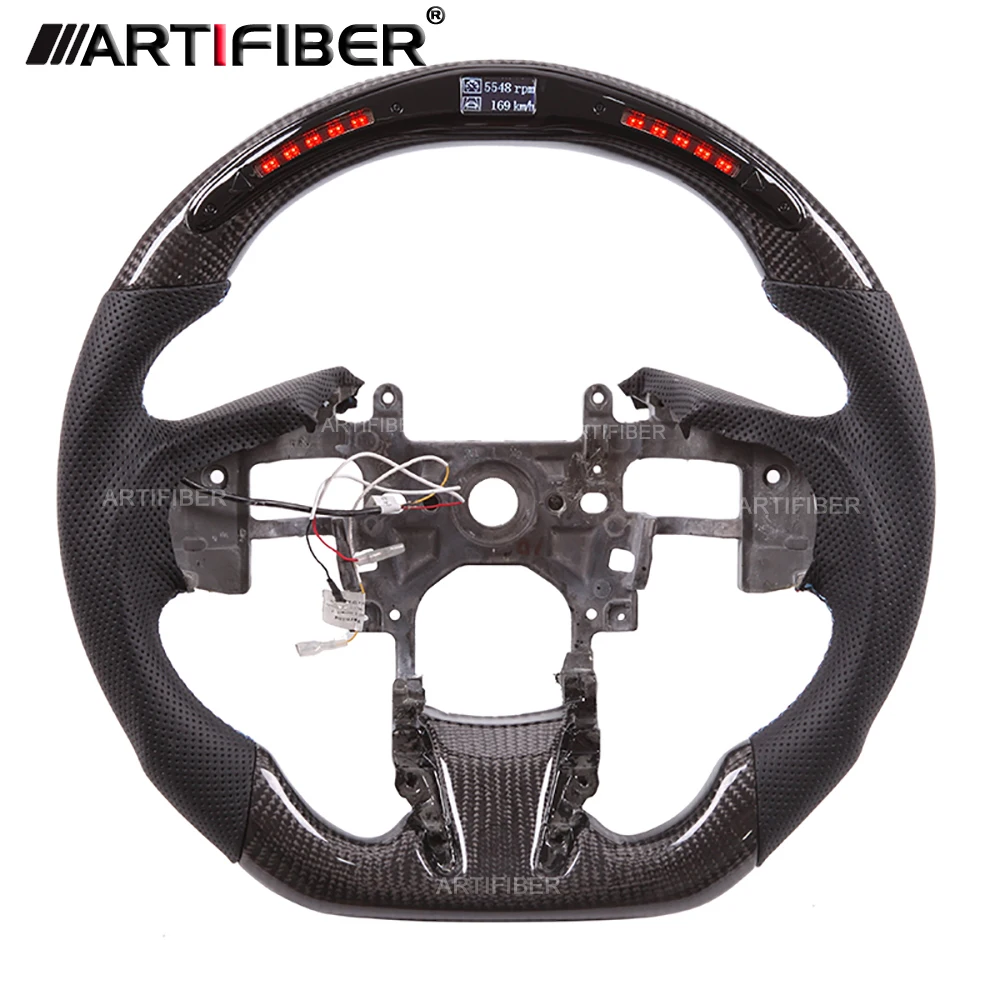 

100% Real Carbon Fiber LED Steering Wheel for Honda Avancier/UR-V ，Acura