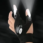 Открытый рыболовный волшебный ремешок без пальцев, перчатка, светодиодный фонарь, чехол для выживания, кемпинг, спасательный ремень для инструментов, перчатки без пальцев #2