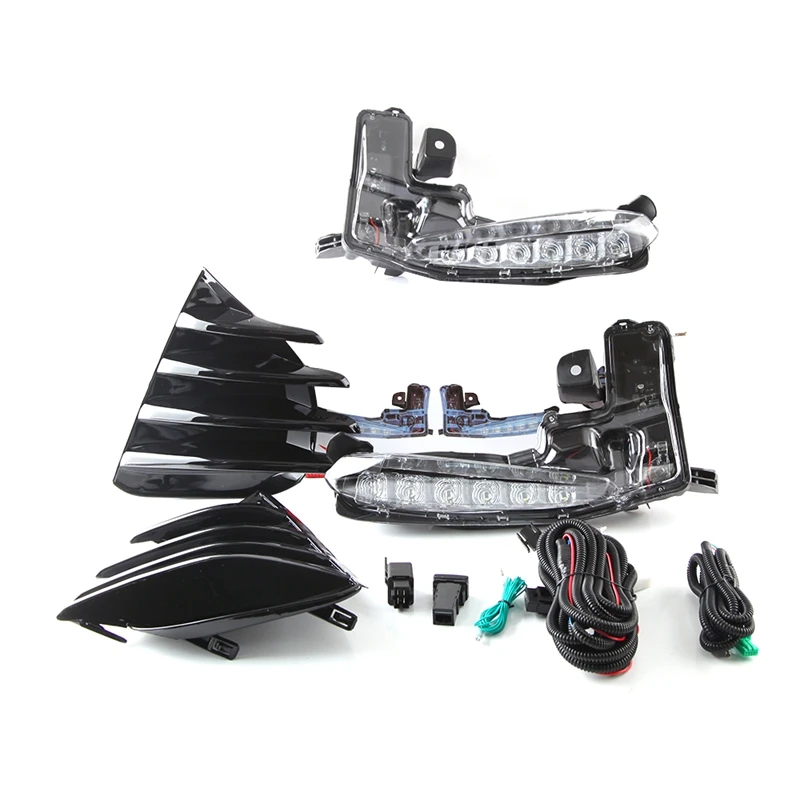 

Противотуманные фары на передний бампер, дневные противотуманные фары, дневные ходовые огсветильник для Toyota Corolla SE 2017 2018