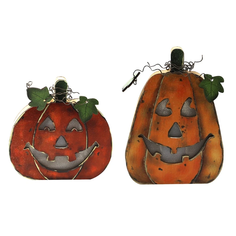 

Halloween Pumpkin Wood Light Toys Party Favor for Kids&Adult Creative Supplies