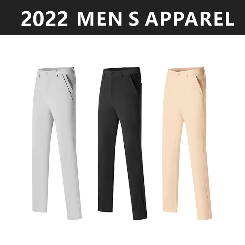 

Golf pants men's 2022 new breathable dry elastic pants