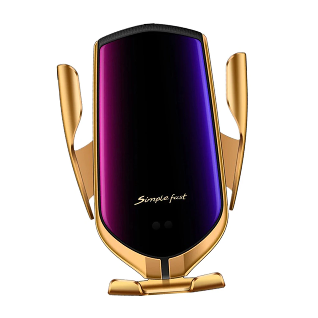 

Qi Car Wireless Fast Charger Mount for iPhone Samsung Holder Charging Stand