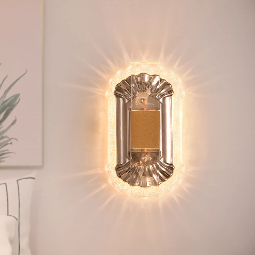 Встроенсветодиодный светодиодная лампа настенный светильник для гостиной