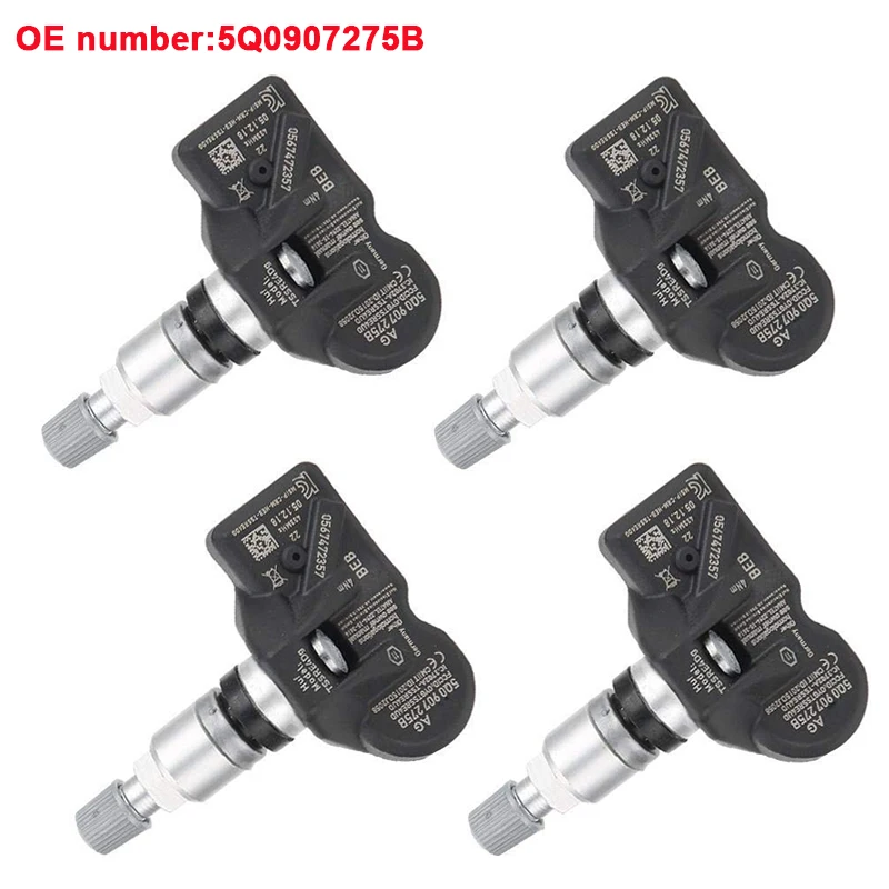 Система мониторинга давления в шинах 5Q0907275B TPMS для Audi Skoda A3 A7 A6 Volkswagen V W Porsche