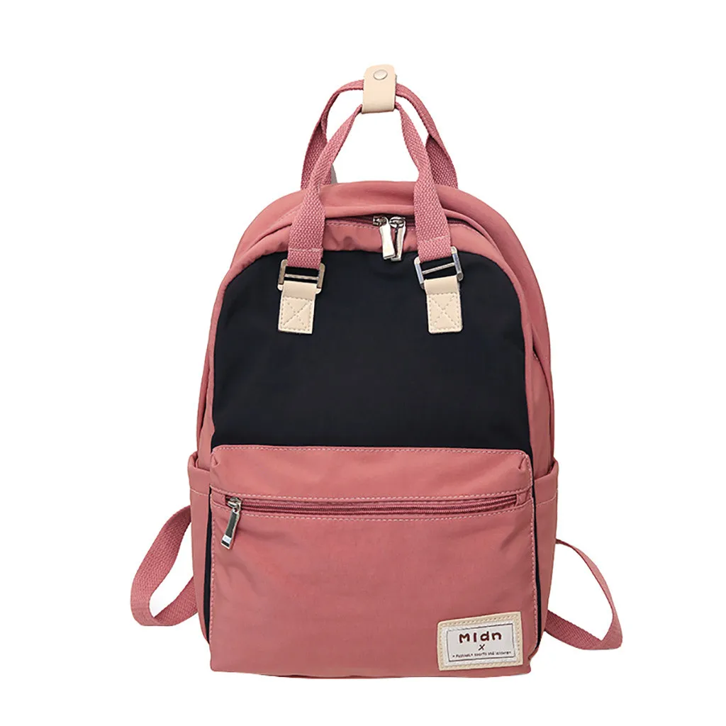 Модные женские Лоскутные водонепроницаемые вместительные студенческие рюкзаки