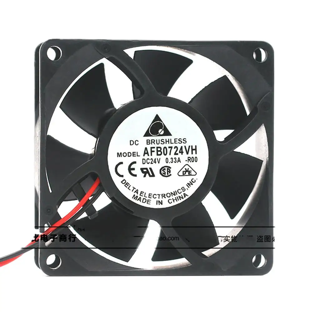 Для Delta AFB0724VH 7025 24 В 0.33A 7 см инвертор с двойным шариковым охлаждающим вентилятором Для Delta AFB0724VH 7025 24 В 0.33A 7 см инвертор с двойным шариковым охлаждающим вентилятором