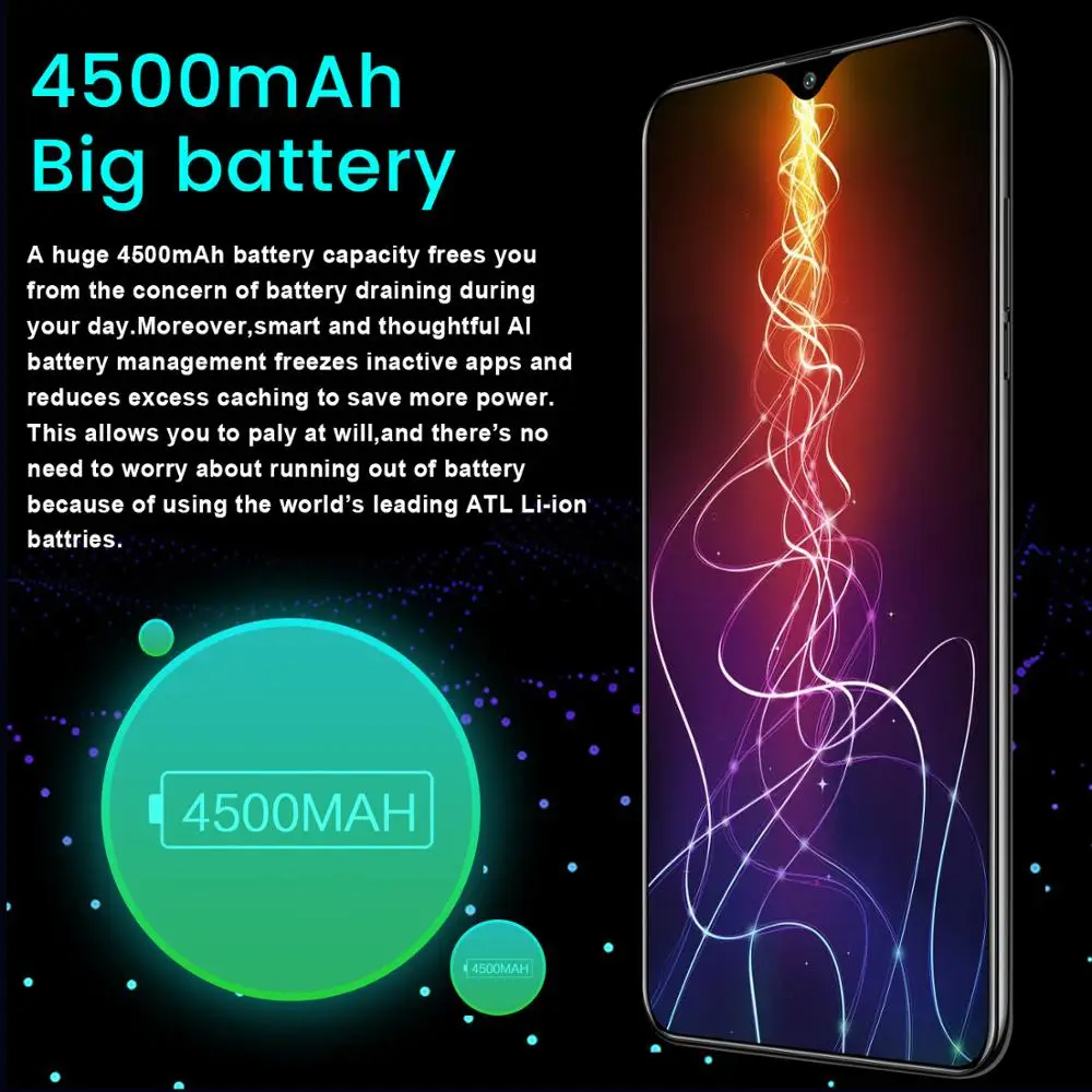 

SOYES R30 6.3 inch Cellphones 64G Smartphones 4500mAh Mobile Phone 4G LTE celulares Hexa Core Android face ID Phones