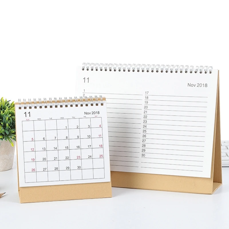 

2021 Desktop Calendar English Coil Daily Monthly Planner Schedule Yearly Agenda Dropshipping