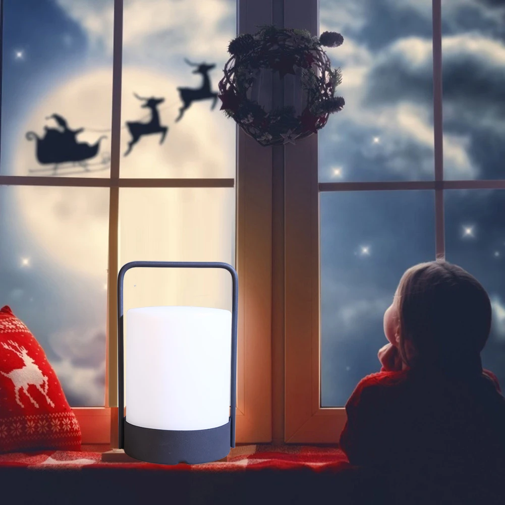 

LED Portable Night Light Bedroom Bedside Decoration Table Lamp Dimmable RGB Color Change Rechargeable Room Home Lighting