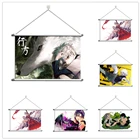 Аниме Охотник x Hunter Killua Zoldyck Chrollo Lucifer фантомная труппа из сплава тканевый настенный постер прокрутка