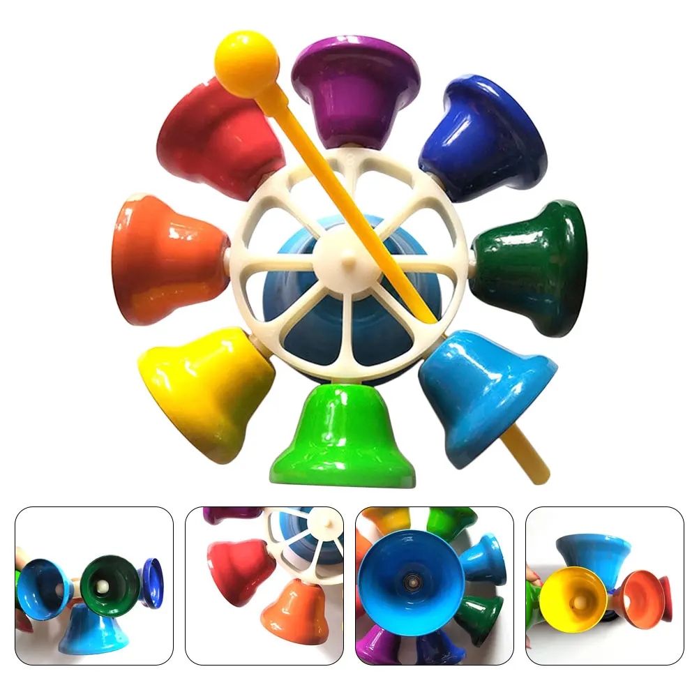 

1pc 8-tone Creative Practical Rotary Bell Percussion Instrument for Children Kids